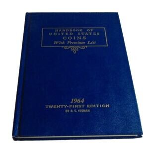 1964 Blue Book of United States Coins w/Premium List 21st Edition Yeoman Vintage